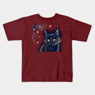 art fantastic cat Kids T-Shirt